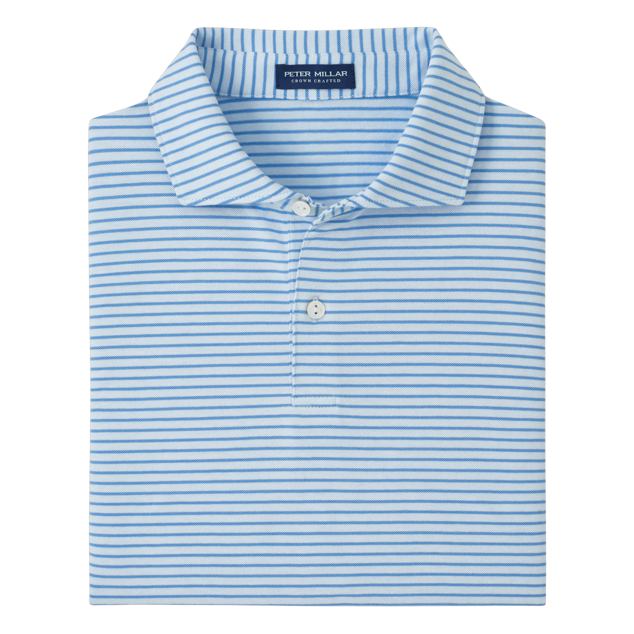Albatross Stripe Cotton-Blend Piqué Polo