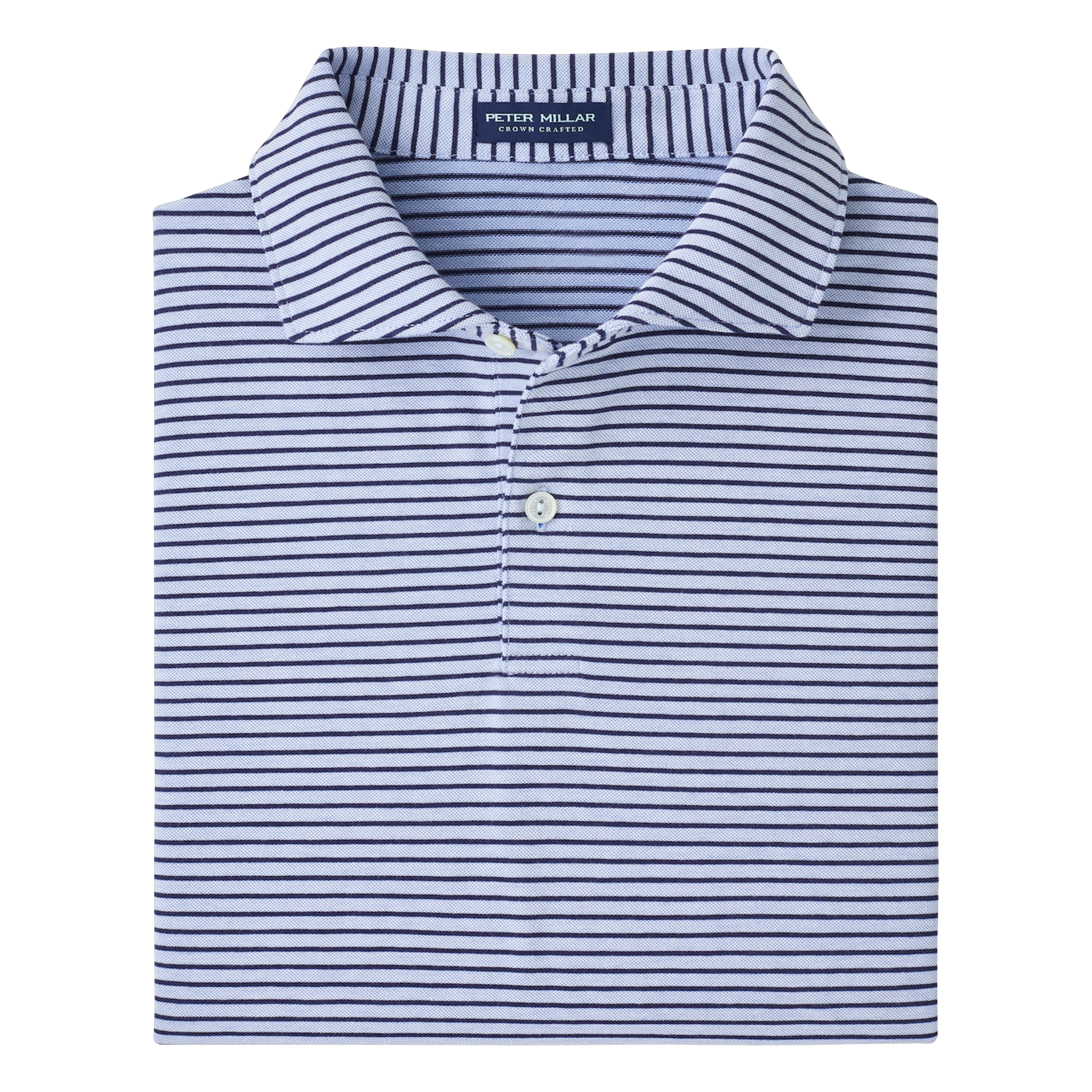 Albatross Stripe Cotton-Blend Piqué Polo