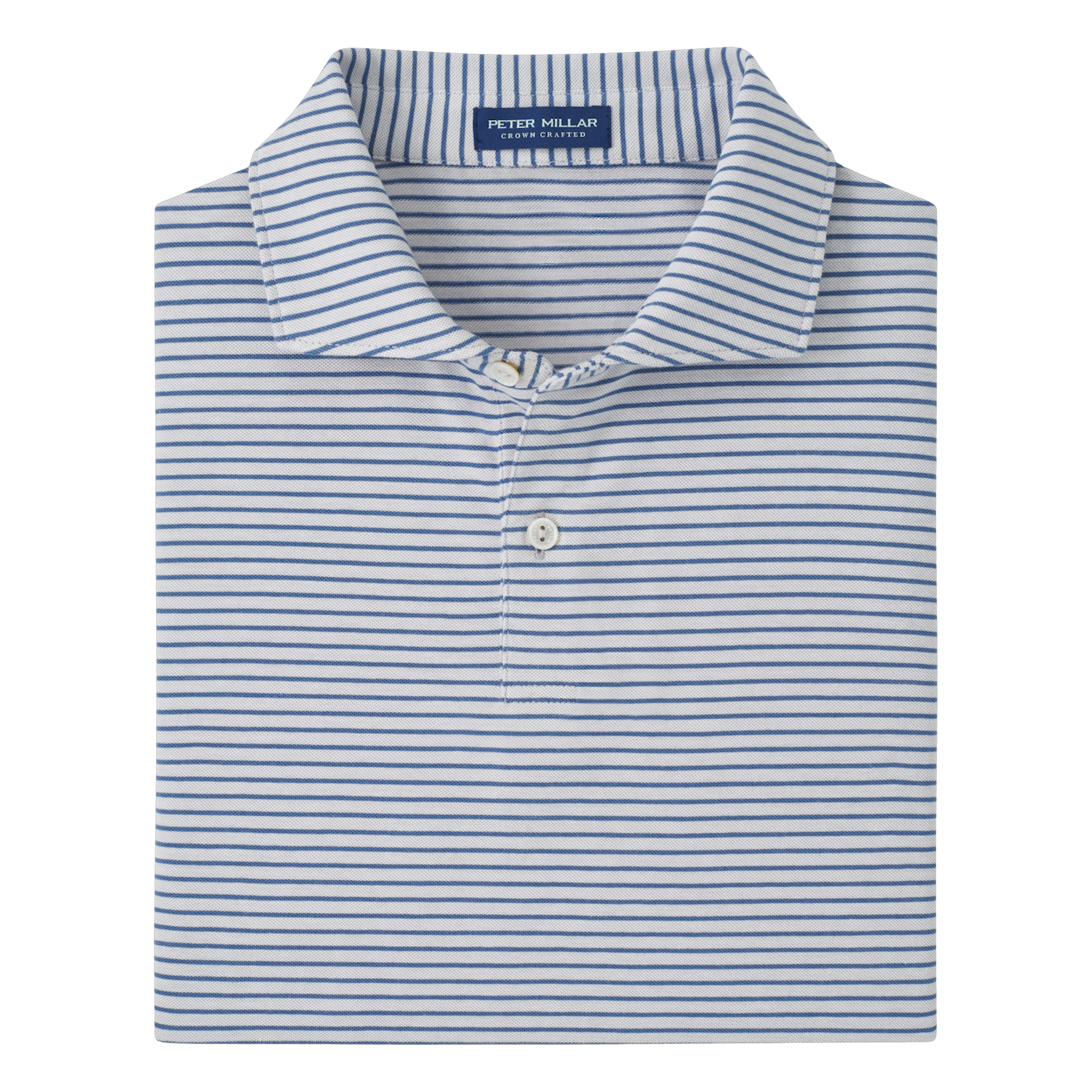 Albatross Stripe Cotton-Blend Piqué Polo