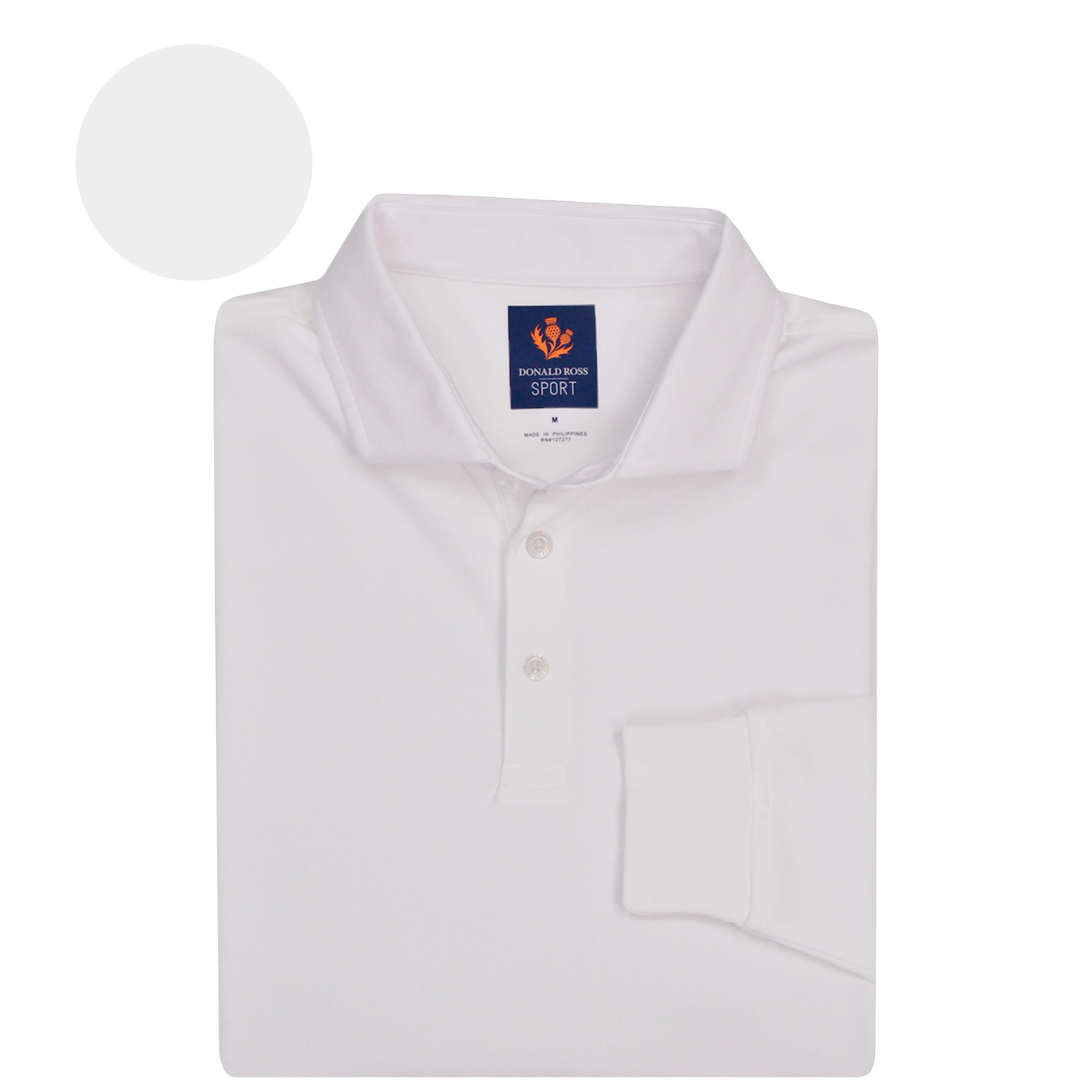 Sport Fit: Long Sleeve Jersey Polo